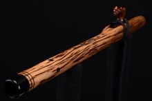 Tiger Myrtle Native American Flute, Minor, High D-5, #G9A